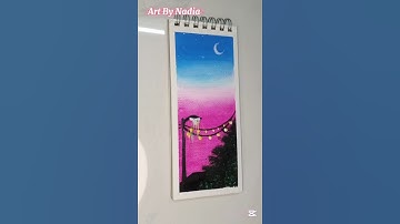 || easy acrylic painting with me || #acrylicscenery #painting #shortvideo