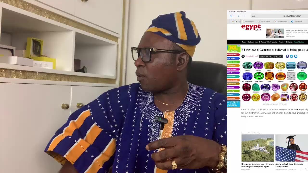 HOW INANIMATE THINGS LIKE JEWELS, STONES, GEMS AFFECT US. The Life Coach:- Nana Ayebiafo JNANA