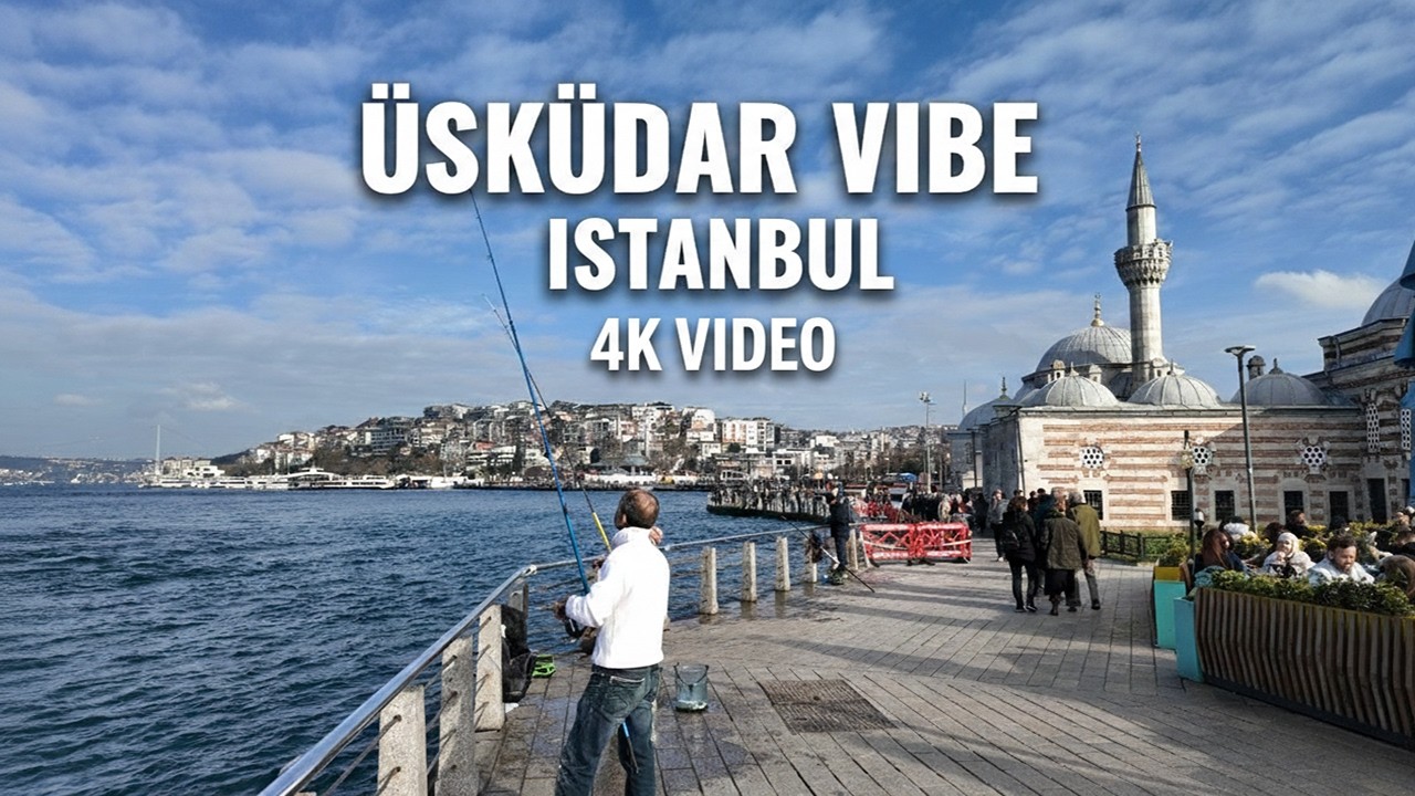 Üsküdar Seaside Walk | People, Fishing & Istanbul Street Vibes