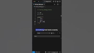 Do you know this simple Debug Trick with f-Strings in Python?