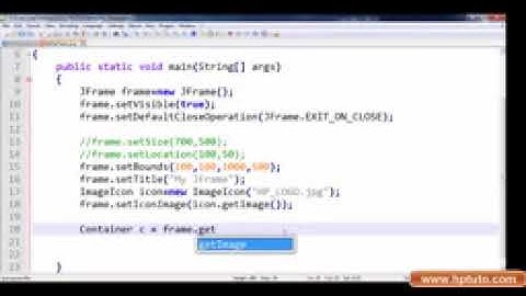 Swing Hindi 006   JFrame 05   How to set Background Color of JFrame   YouTube   Copy