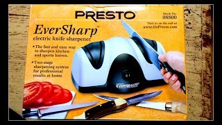 EverSharp® electric knife sharpener - Knife Sharpeners - Presto®