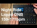 Night Ride: 159-171BPM Digitakt 2 Liveset (liquid DNB)