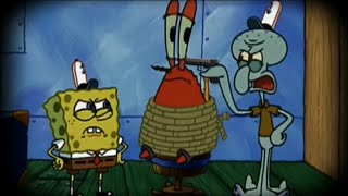 Squidward and Spongebob torture MrKrabs