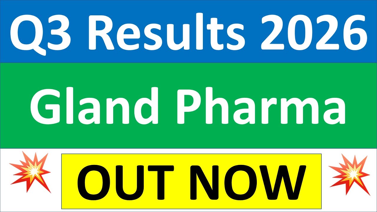 Gland Pharma q3 results 2026 | Gland Pharma results today | Gland Pharma Share News | Gland Pharma