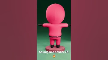Squid Game soldiers 3D Avatar #blender3dmodeling #squidgame #squidgames #squidgamecharacters #squid