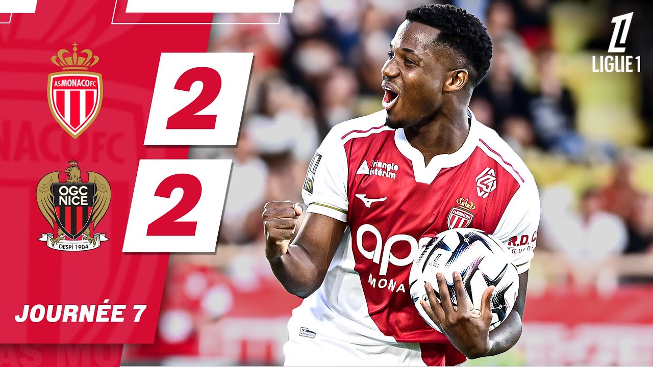 Ansu Fati arrache le nul dans le derby (2-2) - Résumé ASM - OGC Nice