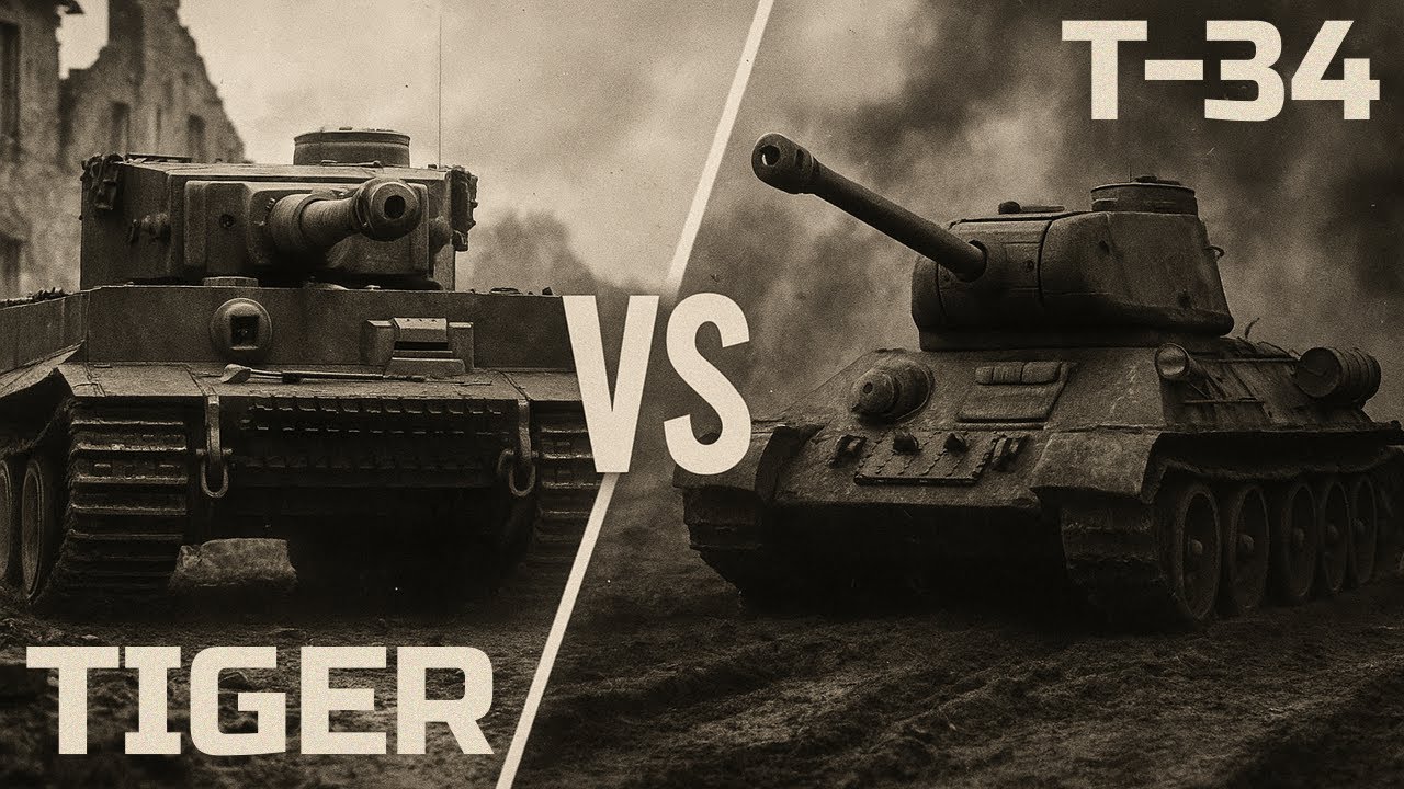 Т-34 против ТИГРА: КТО на самом деле СИЛЬНЕЕ в Реальном Бою?