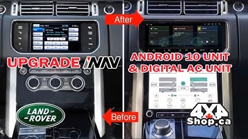 INAV Android 10 RANGE ROVER HSE Digital AC Climate Control Apple CarPlay Android Auto Navigation