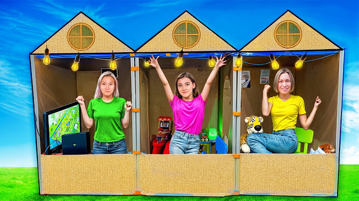 ABBIAMO COSTRUITO UNA CASA DI CARTONE ! VIVIAMO DA MILIONARI
