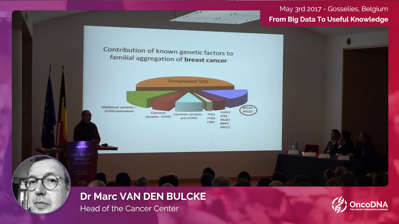 OncoKDM Launch (2017) - Dr Van den Bulcke, Head of the Belgian Cancer Center