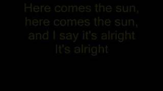 The Beatles - Here comes the sun W. lyrics
