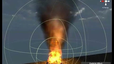 Volumetric Fog Interacting With Light In Unity (Fire And Smoke Test)