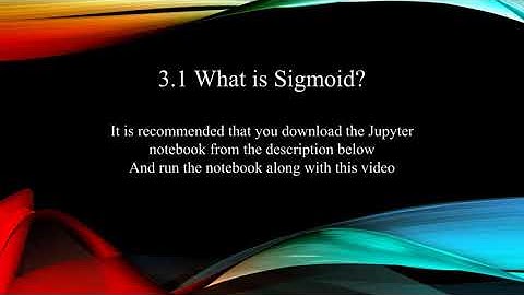 3.1 What is Sigmoid function and its derivative?