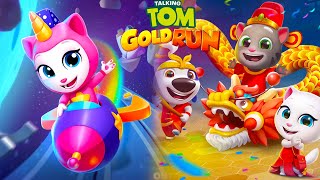 Talking Tom Gold Run -Tom on fire speed run All Levels Gameplay RW0683 screenshot 5