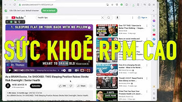 Hướng dẫn lấy các video chủ đề SỨC KHOẺ RPM cao cho Anh, em