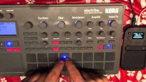 Electribe 2  meets Kaoss mini pad 2 jam
