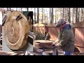 Huge Bowl Blanks on the Alaskan Saw Mill Huge Bowl Blanks on the Alaskan Saw Mill