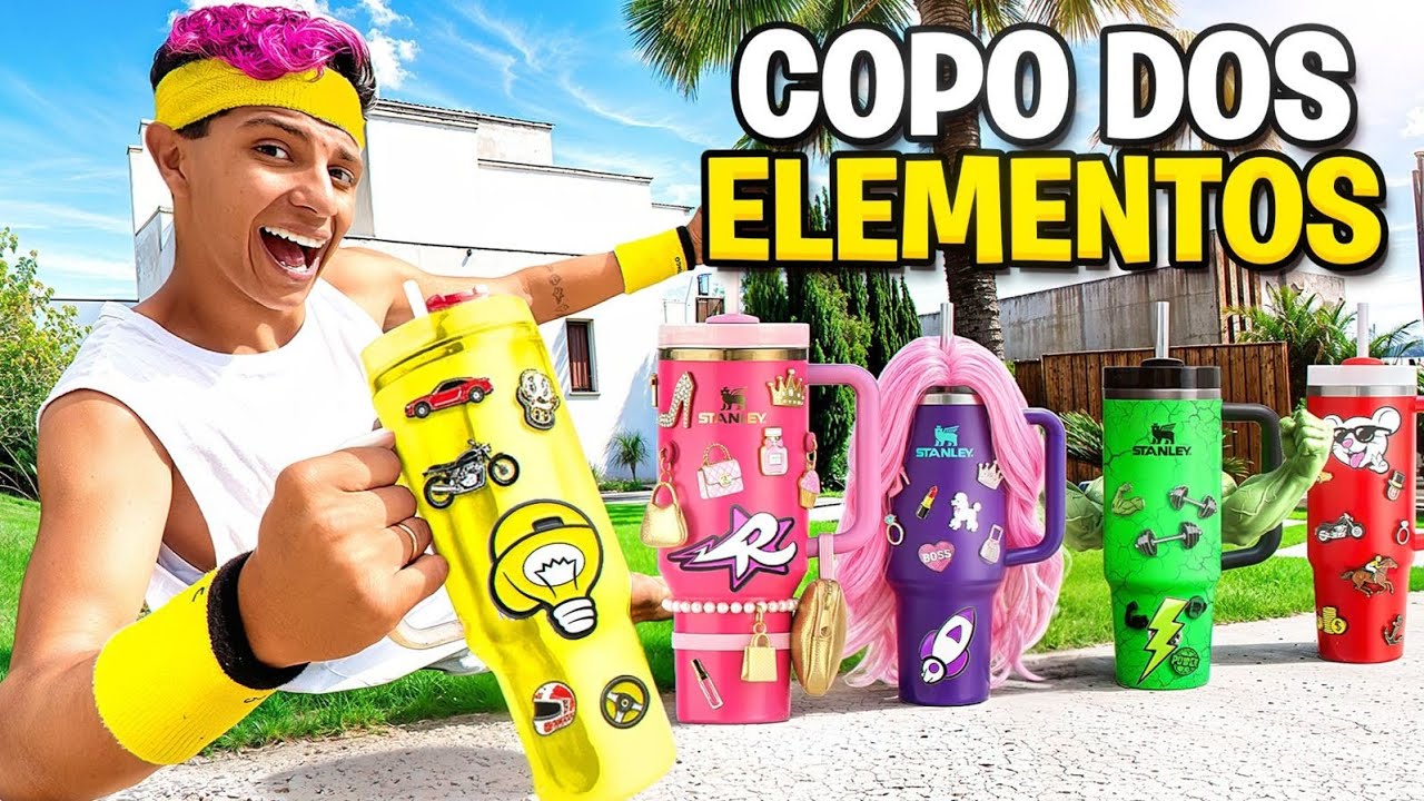 FIZ A GARRAFINHA DOS ELEMENTOS *Os rosa não gostou … 