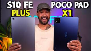 GALAXY TAB S10 FE PLUS vs POCO PAD X1 quem GANHA essa BATALHA?!