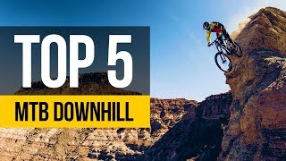 INSANE DOWNHILL TOP FIVE • Downhill Mountain Bike POV Speed Runs