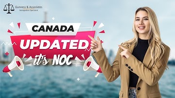 Canada updated its National Occupation Classification (NOC)