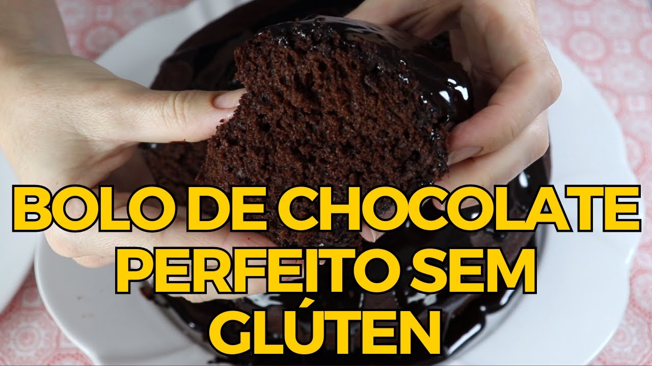 Receita do Bolo de Chocolate sem Glúten e sem Leite Perfeito | Fácil | Prático