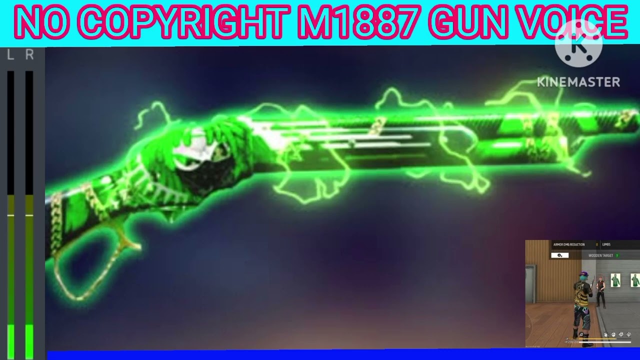 NO COPYRIGHT M1887 GUN HEADSHOT VOICESOUNDNO COPYRIGHT free fire video