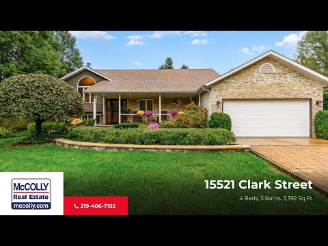 15521 Clark Street, Lowell, IN home video tour