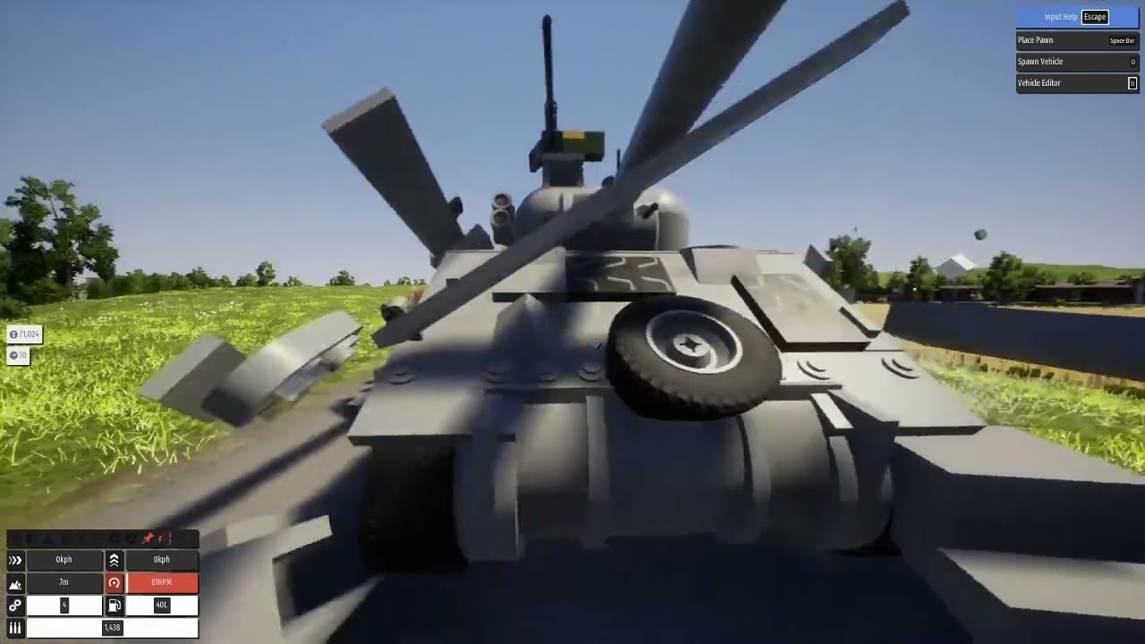 Sherman VC vs Tiger E | Brick Rigs (Tanks)