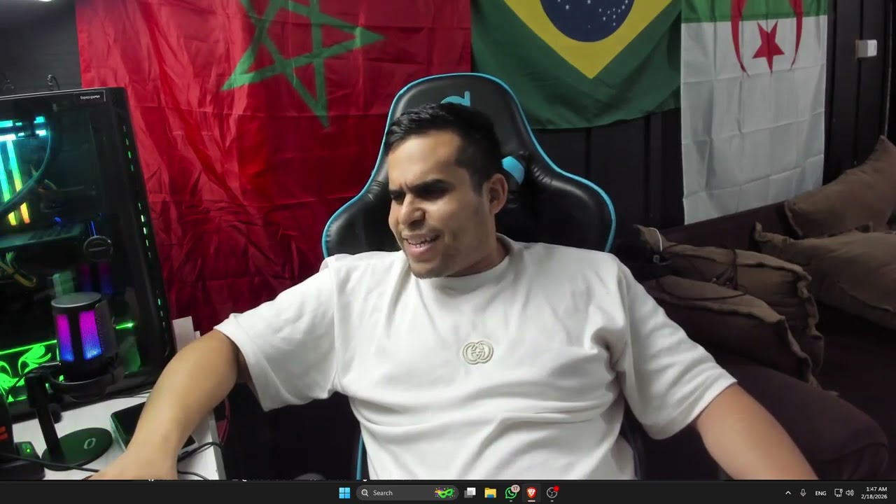 عبدالله شافعي live (عبدالله شافعي) Abdellah CHAFAI chaf3i 🤣🤣🤣 2-18