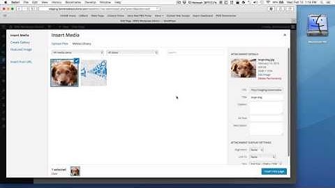 Wordpress 4.4 - How to Add An Image to a Post or Page