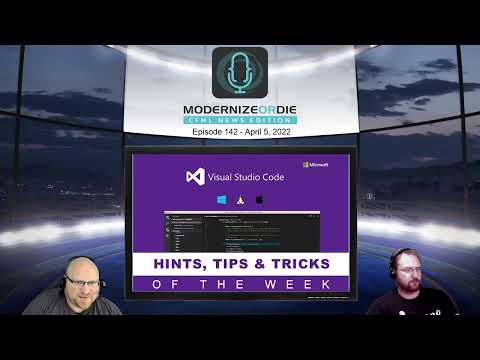 Multiple cursor case preserve - VSCode Hint Tip and Trick of the Week - 4/5/22 - Episode 142