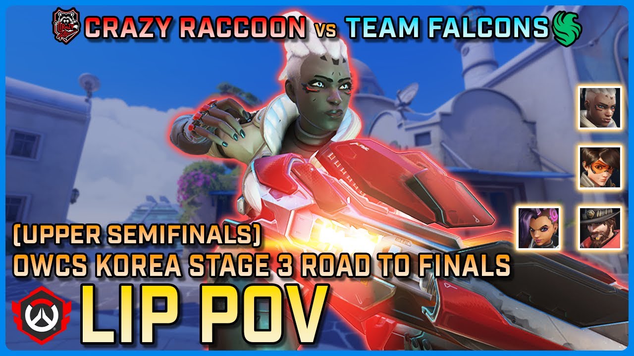 [ Lip ] He is STILL Him | Crazy Raccoon vs Falcons | OWCS KOR Road to Finals Upper Semifinal