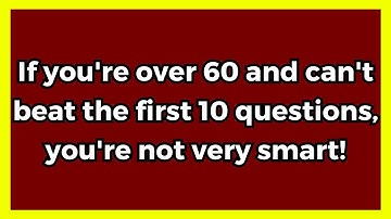 Trivia Questions You Should Know