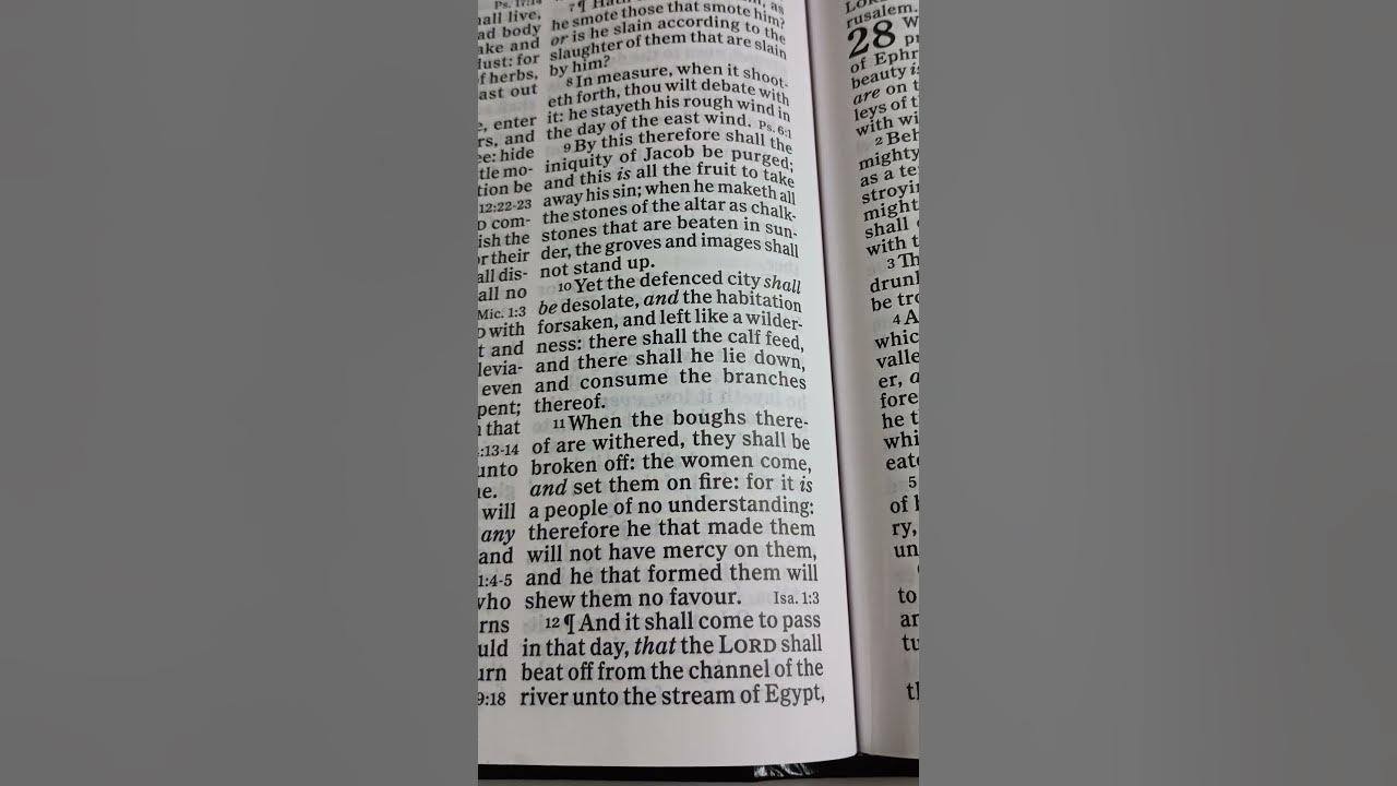 bible-reading-isaiah-chapter-27-verse-10-youtube