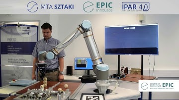 Gesture-controlled robot in an augmented reality environment