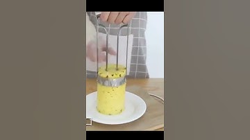 Stainless Steel Pineapple Corer | Pineapple Peeler | Slicer Tool with Non-slip Handle #shorts