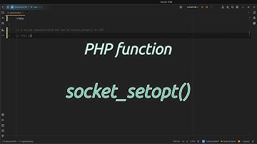 Why is socket_setopt() crucial for #php developers? Unlocking #php Sockets Master socket_setopt()