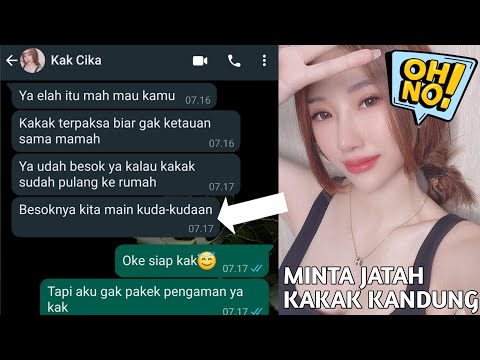 MINTA JATAH KE KAKAK KANDUNG DI RANJANG PART 3 || CHAT STORY