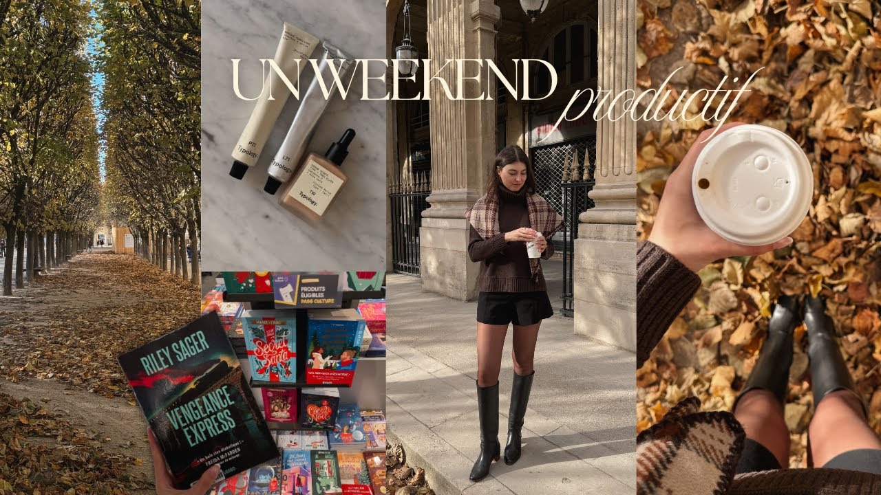 Weekend productif à Paris | Balade, livres, restaurant & réflexions du moment 🍂