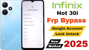 Infinix Hot 30i Frp Bypass | Without Pc | Google Account Lock Unlock - New Method 2025