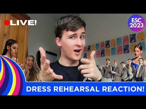 DRESS REHEARSAL SEMI FINAL 2 LIVE REACTION | EUROVISION 2023