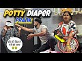 Fake potty diaper prank on face  prank on family  khushi start crying  jeet thakur pranks