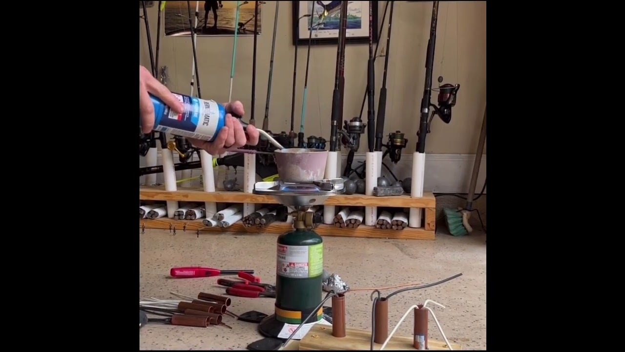 DIY Land Based Weights used for Shark Fishing 