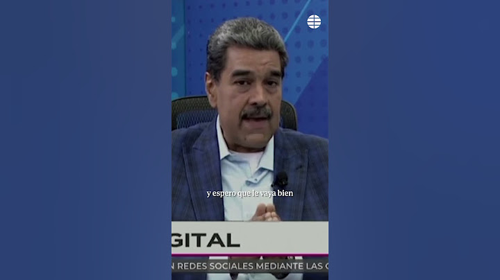 Maduro sobre el exilio de Edmundo González