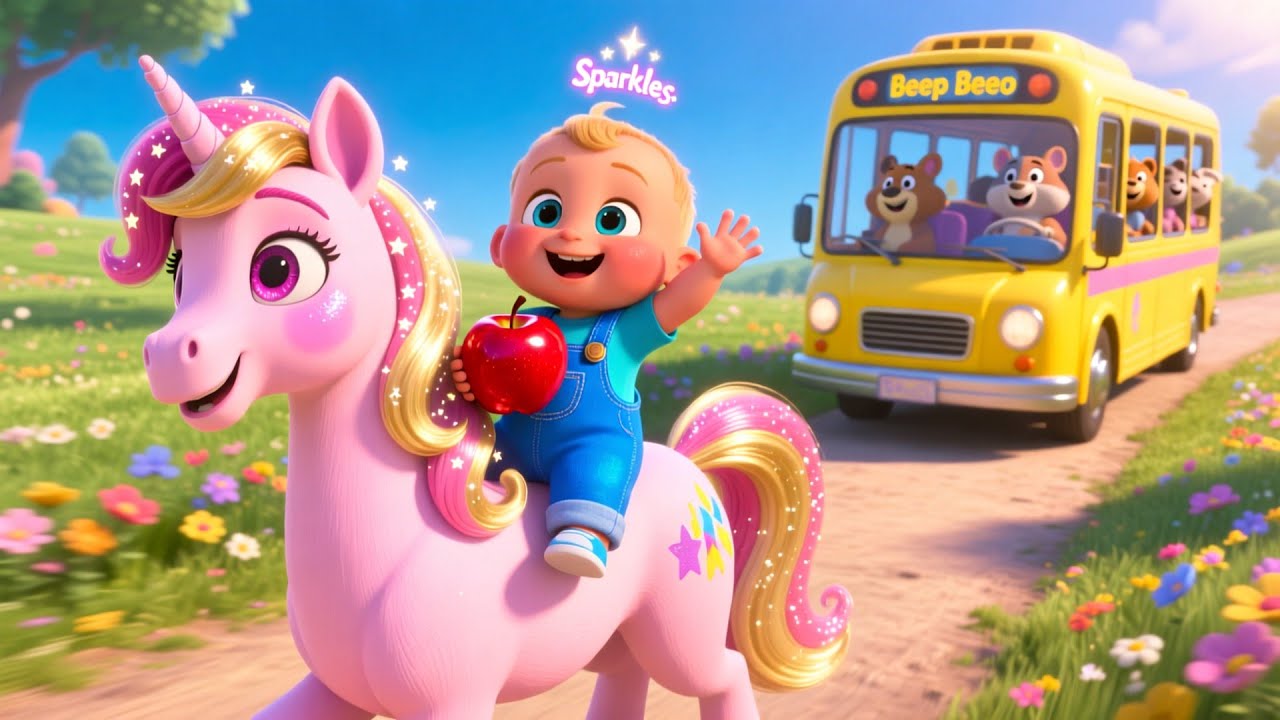 Pony Ride Fun With Baby 🐴🧸 Fun Animal & Adventure Song for Kids | Playful Learning