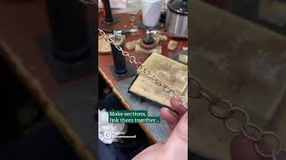 How To Make Sterling Silver Paperclip Chain Using Sterling Silver Wire & Basic Metalsmithing Skills