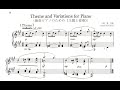 Akira Miyoshi:《Theme and Variations》for piano   三善晃：独奏ピアノのための《主題と変奏》