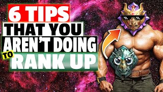 6 TIPS that ONLY PROs DO to RANK UP Mobile Legends PRO TIPS